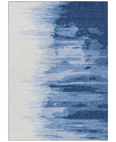 Addison Chantille Mahine Washable Acn1050 5'x7'6 Area Rug In Navy