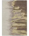 Addison Chantille Mahine Washable Acn1050 8'x10' Area Rug In Coffee