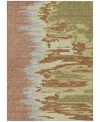 Addison Chantille Mahine Washable Acn1050 8'x10' Area Rug In Rust