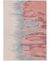 Addison Chantille Mahine Washable Acn1050 9'x12' Area Rug In Coral