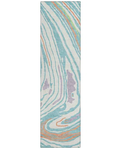 Addison Chantille Mahine Washable Acn1051 2'3"x7'6" Runner Area Rug In Ivory