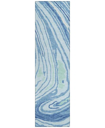 Addison Chantille Mahine Washable Acn1051 2'3"x7'6" Runner Area Rug In Mist