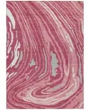 Addison Chantille Mahine Washable Acn1051 2'6"x3'10" Area Rug In Rose