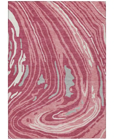 Addison Chantille Mahine Washable Acn1051 3'x5' Area Rug In Rose