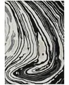Addison Chantille Mahine Washable Acn1051 5'x7'6 Area Rug In Black