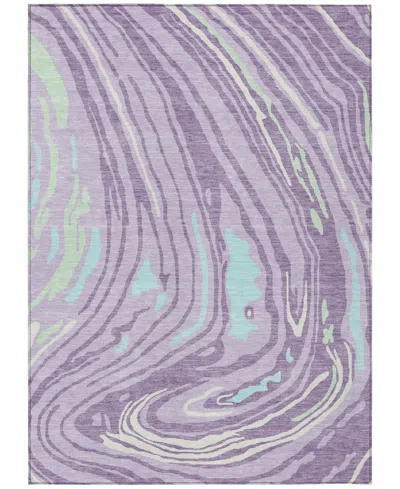 Addison Chantille Mahine Washable Acn1051 8'x10' Area Rug In Lavender