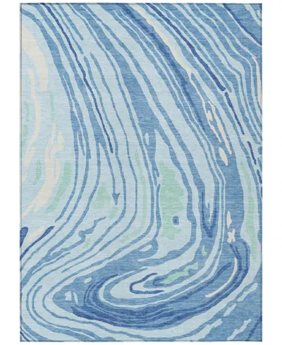 Addison Chantille Mahine Washable Acn1051 8'x10' Area Rug In Mist