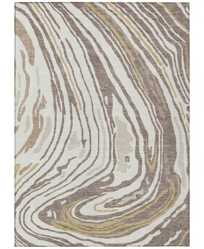 Addison Chantille Mahine Washable Acn1051 8'x10' Area Rug In Taupe