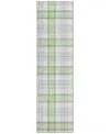 Addison Chantille Mahine Washable Acn1052 2'3"x7'6" Runner Area Rug In Mint