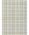 Addison Chantille Mahine Washable Acn1052 5'x7'6" Area Rug In Yellow