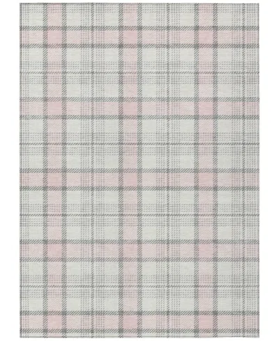 Addison Chantille Mahine Washable Acn1052 8'x10' Area Rug In Pink