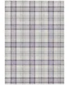 Addison Chantille Mahine Washable Acn1052 9'x12' Area Rug In Lavender