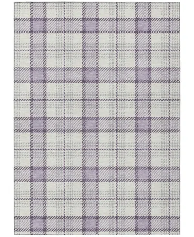 Addison Chantille Mahine Washable Acn1052 9'x12' Area Rug In Lavender