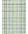 Addison Chantille Mahine Washable Acn1052 9'x12' Area Rug In Mint
