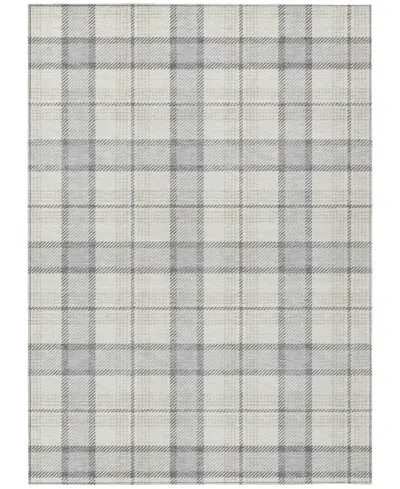 Addison Chantille Mahine Washable Acn1052 9'x12' Area Rug In Silver