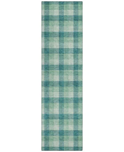 Addison Chantille Mahine Washable Acn1053 2'3"x7'6" Runner Area Rug In Mint
