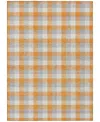 Addison Chantille Mahine Washable Acn1053 2'6"x3'10" Area Rug In Orange