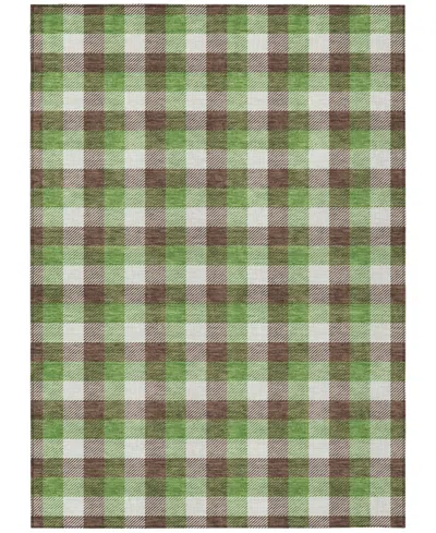 Addison Chantille Mahine Washable Acn1053 3'x5' Area Rug In Brown