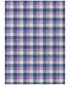 Addison Chantille Mahine Washable Acn1053 8'x10' Area Rug In Navy
