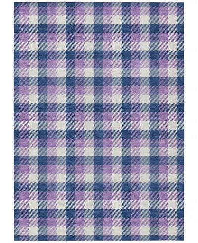 Addison Chantille Mahine Washable Acn1053 8'x10' Area Rug In Navy