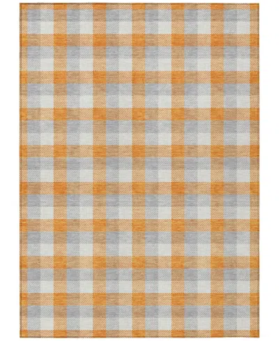 Addison Chantille Machine Washable Acn1053 8'x10' Area Rug In Orange