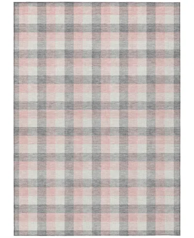 Addison Chantille Mahine Washable Acn1053 8'x10' Area Rug In Slate