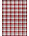 Addison Chantille Mahine Washable Acn1053 9'x12' Area Rug In Red