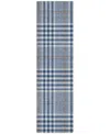 Addison Chantille Mahine Washable Acn1054 2'3"x7'6" Runner Area Rug In Navy