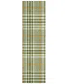 Addison Chantille Mahine Washable Acn1054 2'3"x7'6" Runner Area Rug In Olive