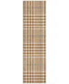 Addison Chantille Mahine Washable Acn1054 2'3"x7'6" Runner Area Rug In Paprika