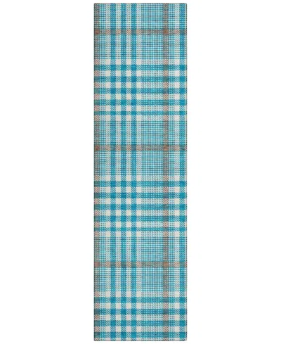 Addison Chantille Mahine Washable Acn1054 2'3"x7'6" Runner Area Rug In Teal