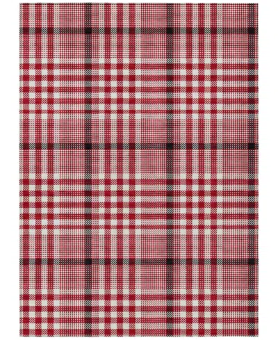 Addison Chantille Mahine Washable Acn1054 2'6"x3'10" Area Rug In Red