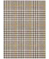 Addison Chantille Mahine Washable Acn1054 5'x7'6" Area Rug In Brown