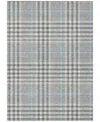 Addison Chantille Mahine Washable Acn1054 8'x10' Area Rug In Gray