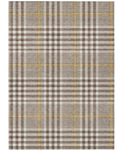 Addison Chantille Mahine Washable Acn1054 9'x12' Area Rug In Brown
