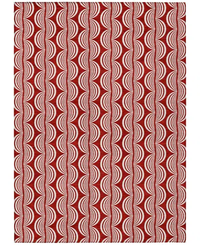 Addison Chantille Mahine Washable Acn1055 10'x14' Area Rug In Red