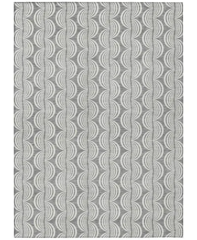 Addison Chantille Mahine Washable Acn1055 2'6"x3'10" Area Rug In Gray