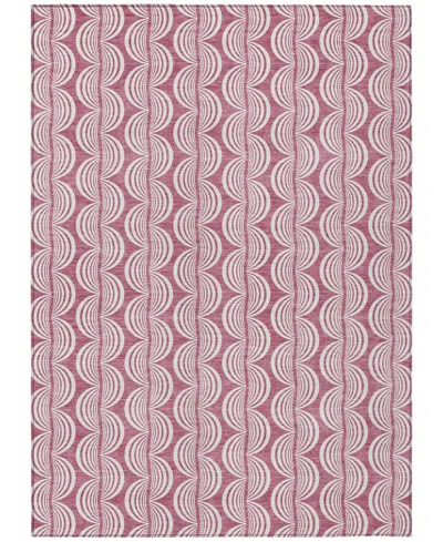 Addison Chantille Mahine Washable Acn1055 3'x5' Area Rug In Rose
