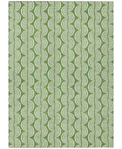 Addison Chantille Mahine Washable Acn1055 5'x7'6" Area Rug In Green