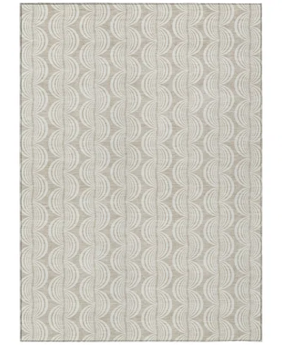 Addison Chantille Machine Washable Acn1055 8'x10' Area Rug In Beige