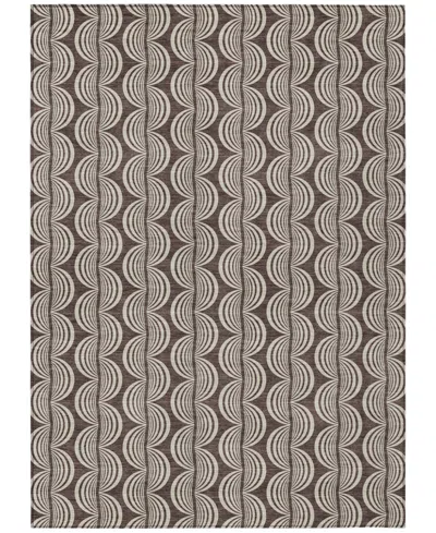 Addison Chantille Mahine Washable Acn1055 9'x12' Area Rug In Cocoa