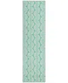 Addison Chantille Mahine Washable Acn1056 2'3"x7'6" Runner Area Rug In Mint