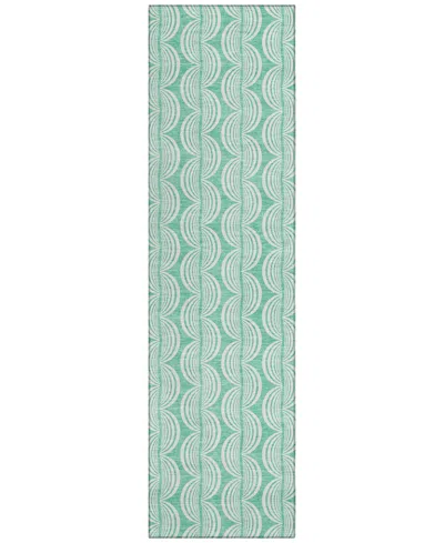 Addison Chantille Mahine Washable Acn1056 2'3"x7'6" Runner Area Rug In Mint