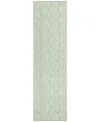 Addison Chantille Mahine Washable Acn1056 2'3"x7'6" Runner Area Rug In Mint