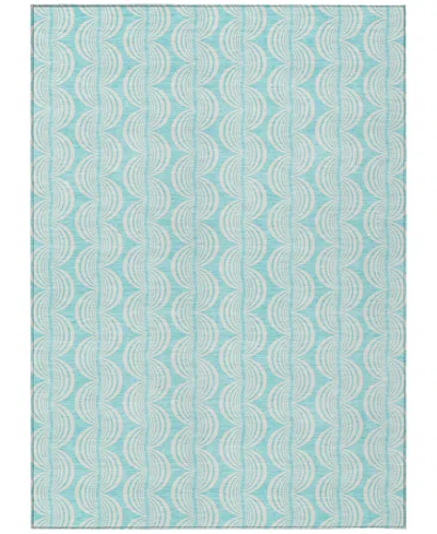 Addison Chantille Mahine Washable Acn1056 2'6"x3'10" Area Rug In Aqua