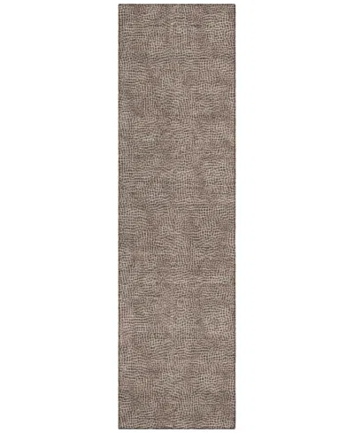 Addison Chantille Mahine Washable Acn1057 2'3"x7'6" Runner Area Rug In Brown