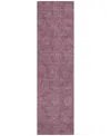 Addison Chantille Mahine Washable Acn1057 2'3"x7'6" Runner Area Rug In Eggplant