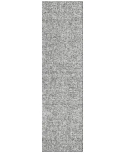Addison Chantille Mahine Washable Acn1057 2'3"x7'6" Runner Area Rug In Gray