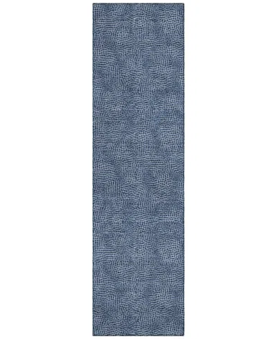 Addison Chantille Mahine Washable Acn1057 2'3"x7'6" Runner Area Rug In Navy