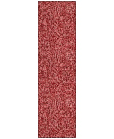 Addison Chantille Mahine Washable Acn1057 2'3"x7'6" Runner Area Rug In Red